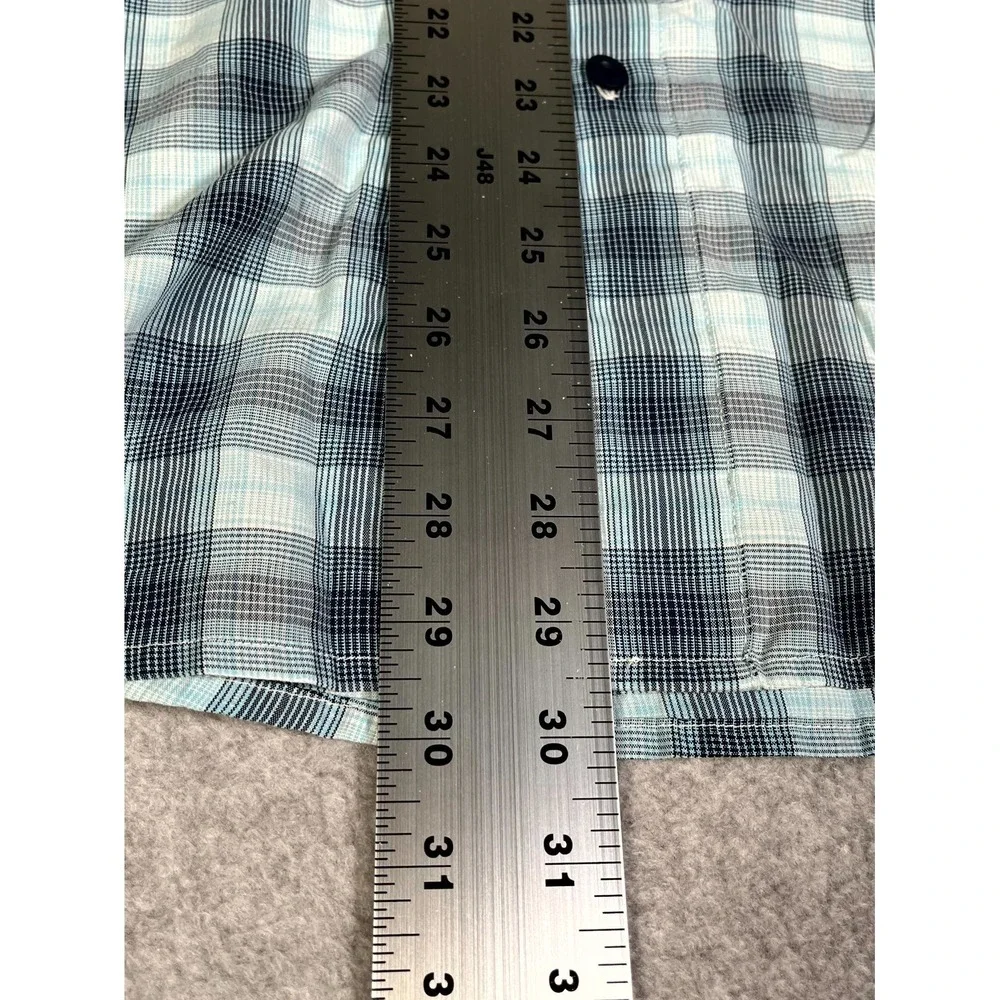 The North Face Flannel Shirt Mens L Multicolor Plaid Mesh Lined Collar Button Up